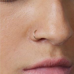 gold nose ring